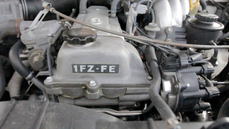 1FZ-FE engine bay in a Toyota FZJ80 Land Cruiser